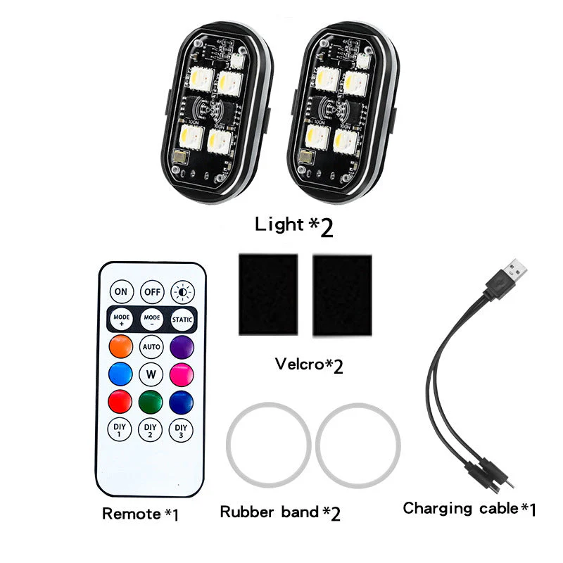 📢📢60 % DE RÉDUCTION !!! ✨Feu d'avertissement LED portable pour voiture avec télécommande - Image 9