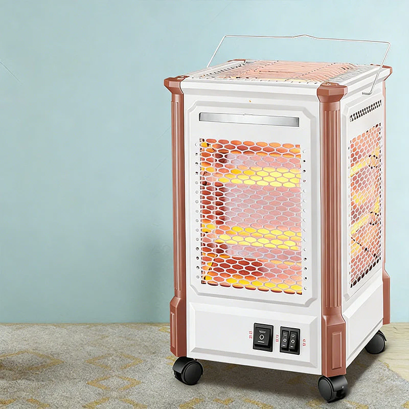 📢📢60 % DE RÉDUCTION !! ⏰Chauffage électrique portable à 5 côtés avec grille barbecue - Image 10