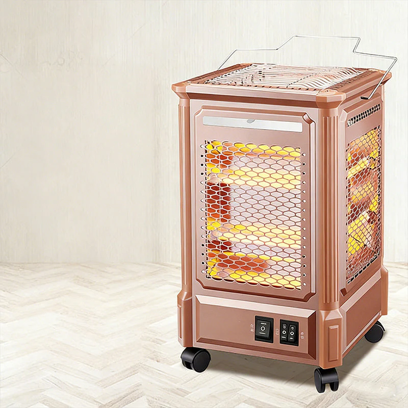 📢📢60 % DE RÉDUCTION !! ⏰Chauffage électrique portable à 5 côtés avec grille barbecue - Image 6