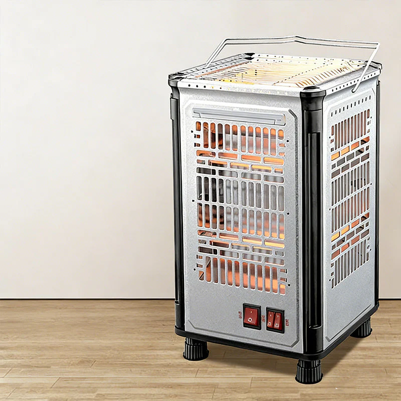 📢📢60 % DE RÉDUCTION !! ⏰Chauffage électrique portable à 5 côtés avec grille barbecue - Image 7