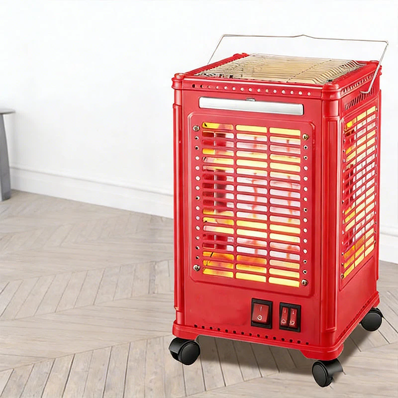 📢📢60 % DE RÉDUCTION !! ⏰Chauffage électrique portable à 5 côtés avec grille barbecue - Image 8