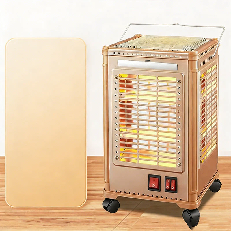 📢📢60 % DE RÉDUCTION !! ⏰Chauffage électrique portable à 5 côtés avec grille barbecue - Image 9