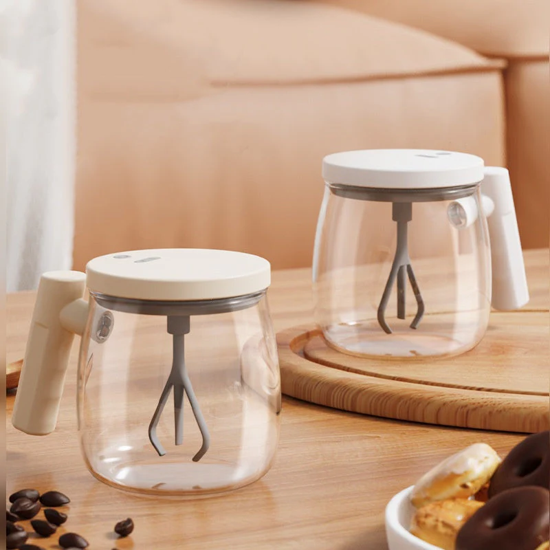📢📢60 % de réduction !!!✨Mug à café électrique portable avec agitateur et poignée - Image 3