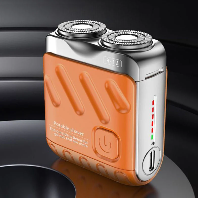 Mini Rasoir Électrique Rotatif Portable pour Hommes - Image 2