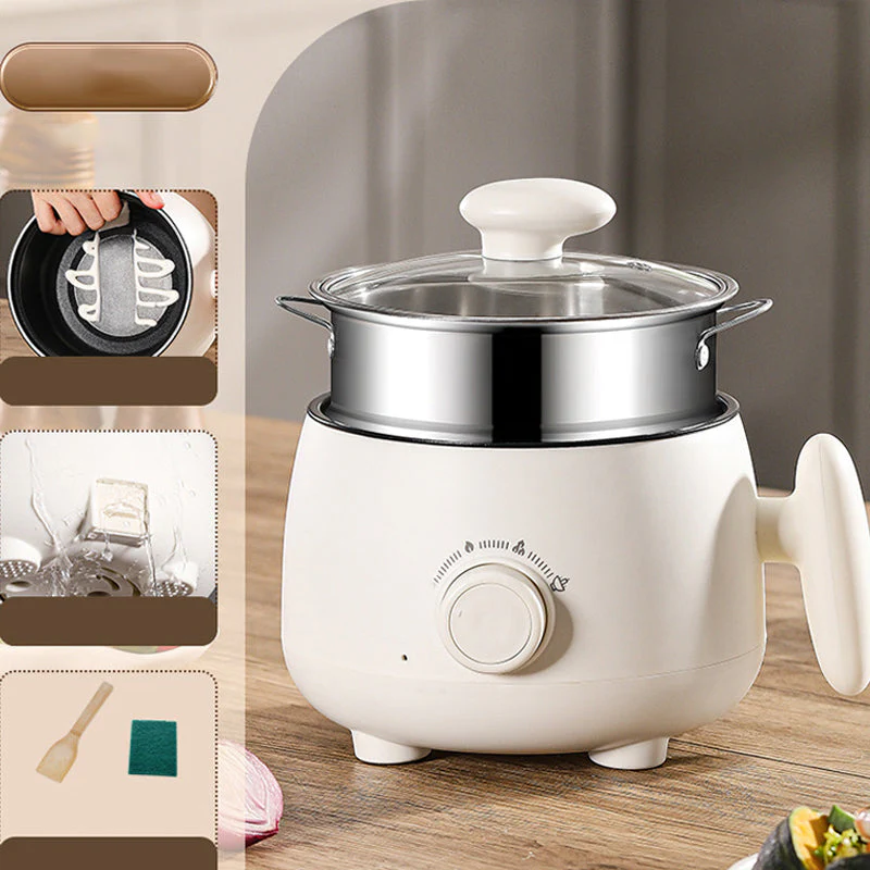 📢📢60 % de réduction !!! ✨Pot électrique antiadhésif multifonctionnel portable - Image 12