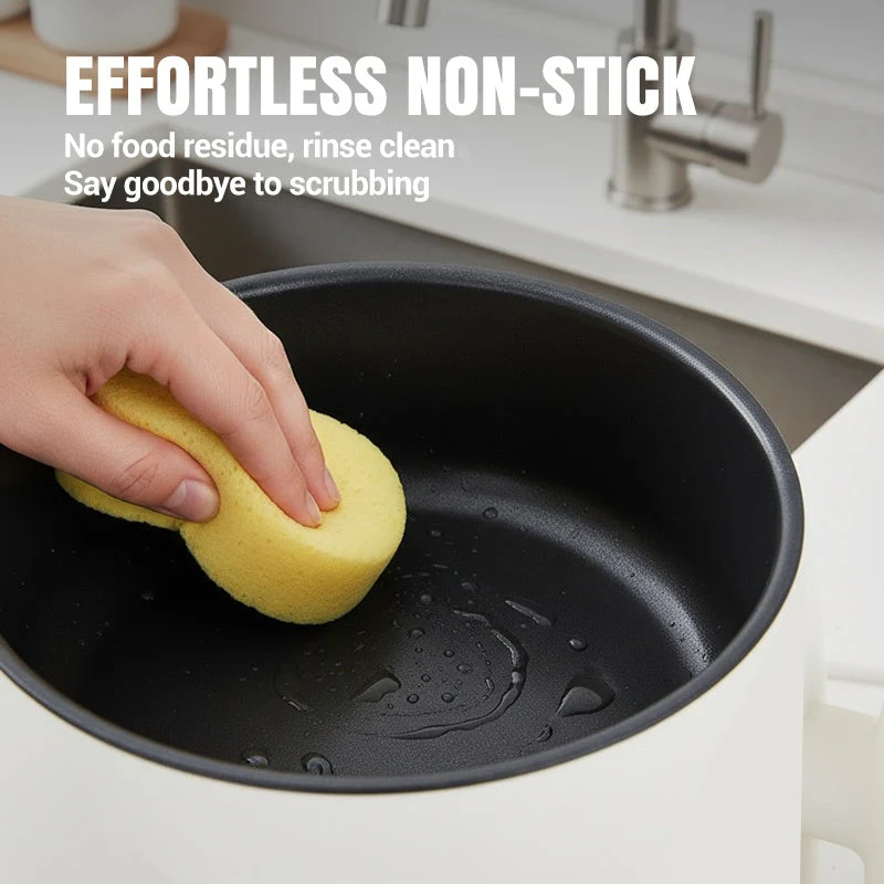 📢📢60 % de réduction !!! ✨Pot électrique antiadhésif multifonctionnel portable - Image 6