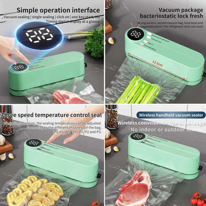Machine portable de film d'emballage de conservation des aliments sous vide - Image 5