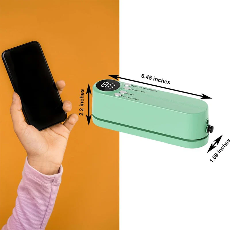 Machine portable de film d'emballage de conservation des aliments sous vide - Image 8