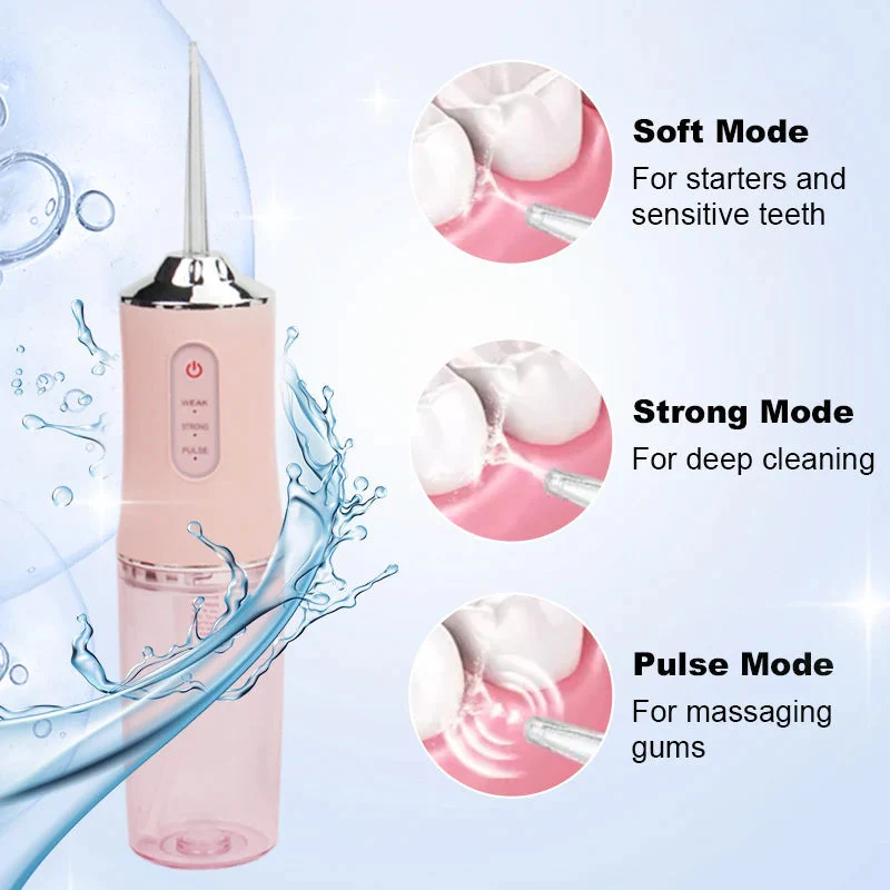 📢📢60 %  DE RÉDUCTION !! ⏰🦷 Hydropulseur Dentaire Électrique à Impulsion – Nettoyage en Profondeur 💦 🎉 - Image 2
