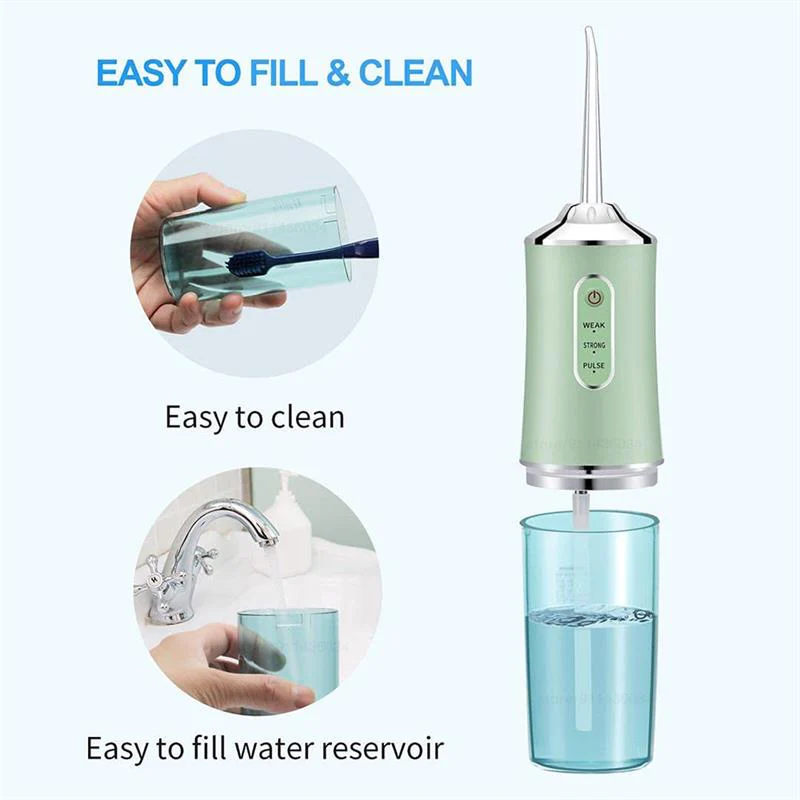 📢📢60 %  DE RÉDUCTION !! ⏰🦷 Hydropulseur Dentaire Électrique à Impulsion – Nettoyage en Profondeur 💦 🎉 - Image 7