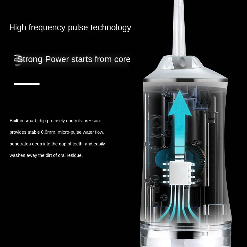📢📢60 %  DE RÉDUCTION !! ⏰🦷 Hydropulseur Dentaire Électrique à Impulsion – Nettoyage en Profondeur 💦 🎉 - Image 9