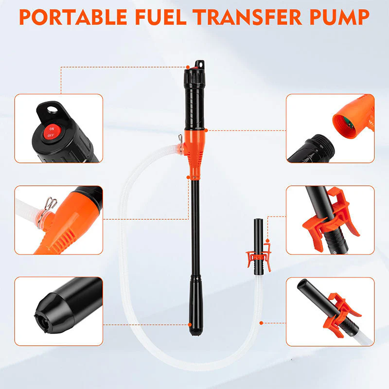 📢📢50 % de réduction !! ⏰Ensemble de Pompe de Transfert Électrique Portable Multi-Usage - Image 4