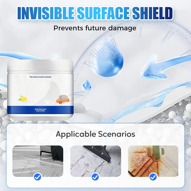 🧴 ACHETEZ 2 - RECEVEZ 1 GRATUIT ! ✨ Dissolvant Anti-Rayures pour Carrelage - Élimine les Éraflures et Redonne l’Éclat aux Surfaces sans Ponçage 🪠✨ - Image 4