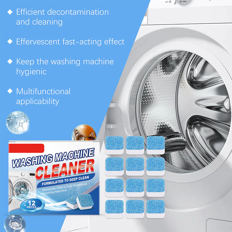 Powerful Washing Machine Cleaner Tablets - 12 Counts - Image 11