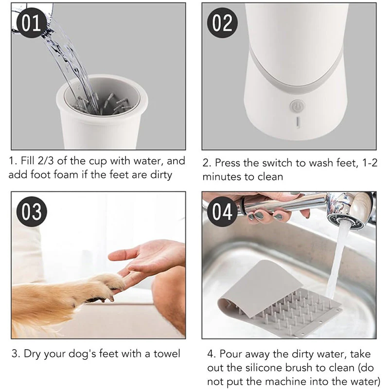 🐾 Intelligent Rotating Pet Paw Scrubber 🌿 - Image 7
