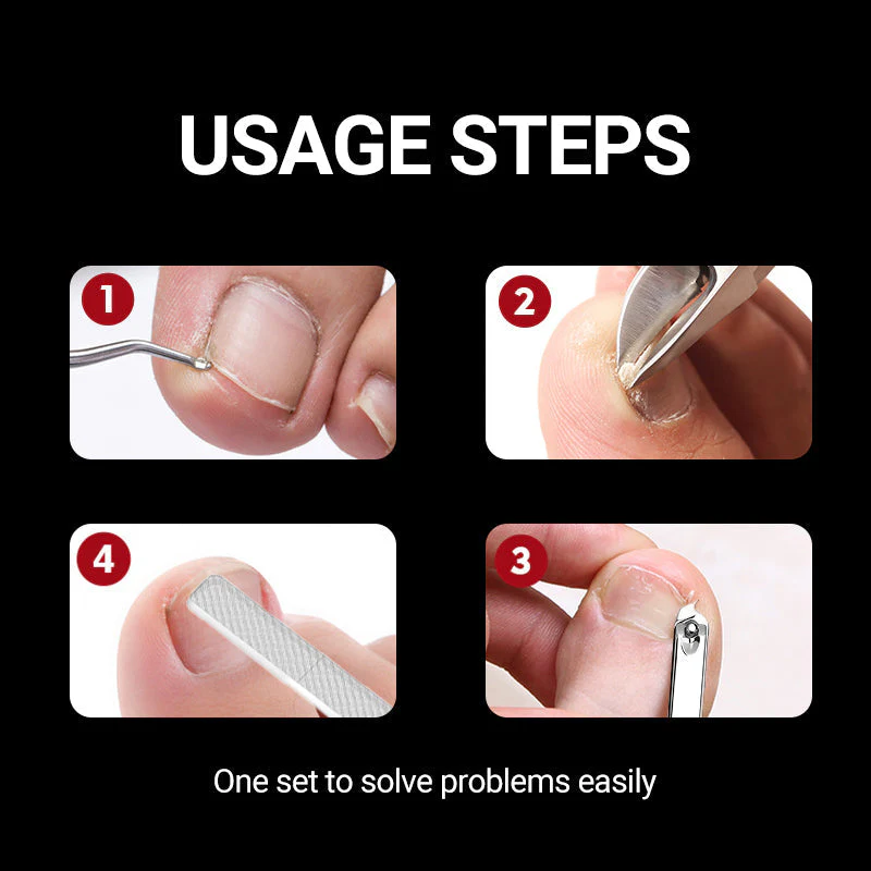 📢📢60 % DE RÉDUCTION !!⏰Coupe-ongles professionnels pour ongles incarnés 7 pièces - Image 8