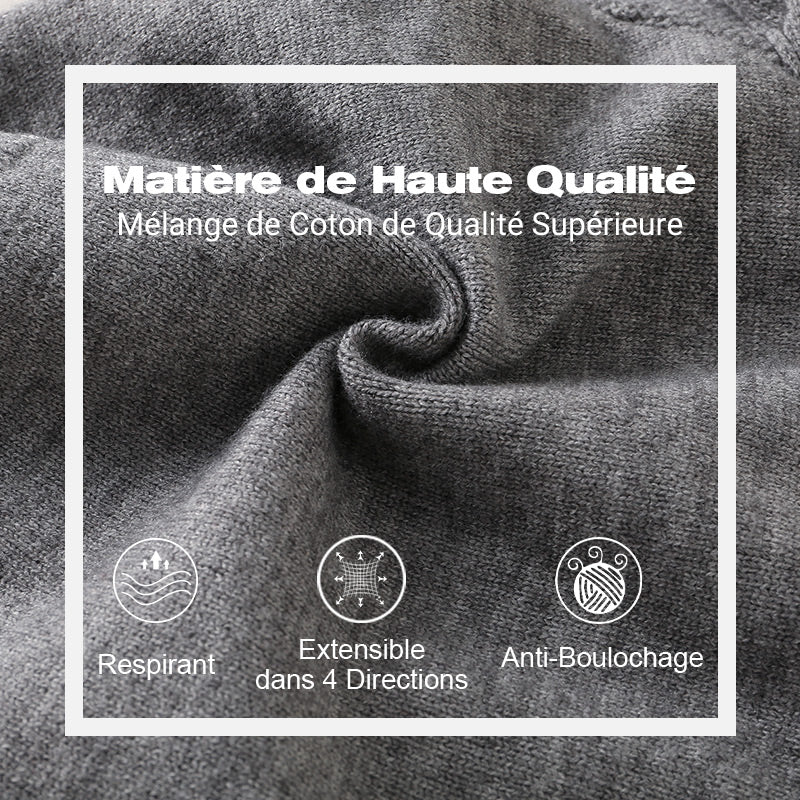 📢📢50% DE RÉDUCTION !!!✨Pull à Manches Chauve-Souris et Col Bénitier avec Poches pour Femmes - Image 3