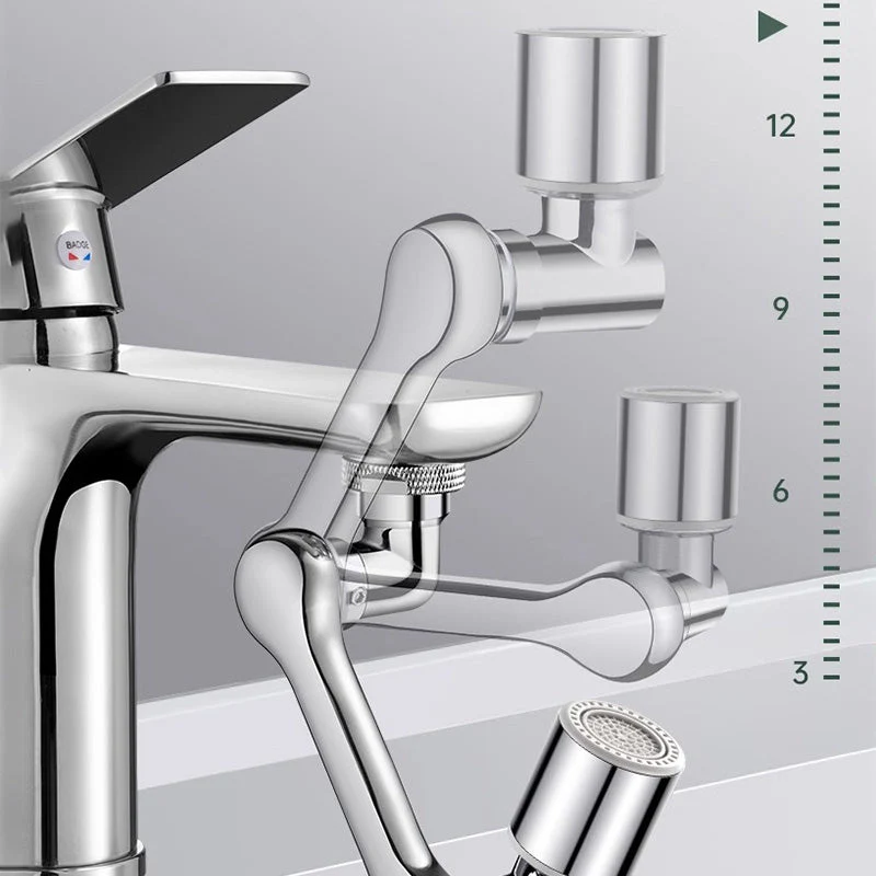 📢📢60 % de réduction !! ⏰Adaptateur robinet 1440° pivotant – Étanche, silencieux, 2 modes d’eau & triple filtration ! 🚿✨ - Image 3