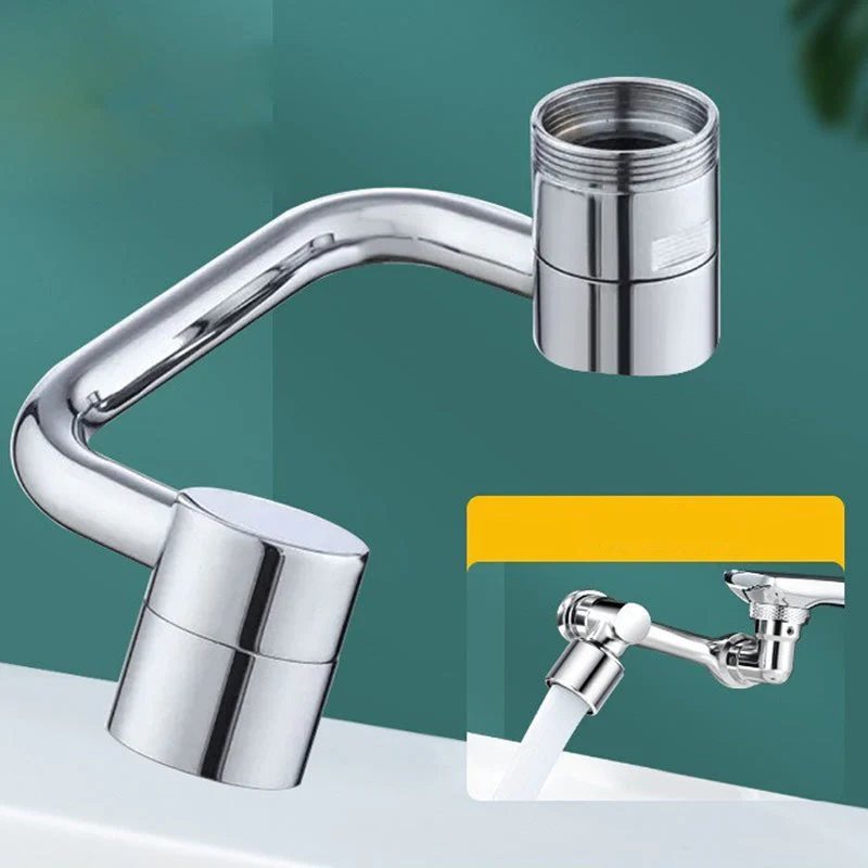 📢📢60 % de réduction !! ⏰Adaptateur robinet 1440° pivotant – Étanche, silencieux, 2 modes d’eau & triple filtration ! 🚿✨ - Image 8