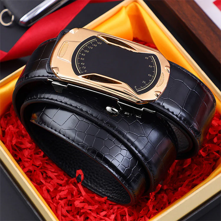 📢📢50 % de réduction！！！📍Boucle automatique pour homme avec motif crocodile - Image 2