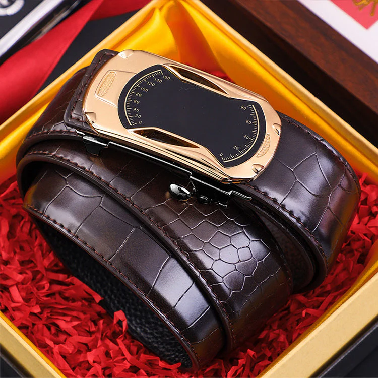 📢📢50 % de réduction！！！📍Boucle automatique pour homme avec motif crocodile - Image 4