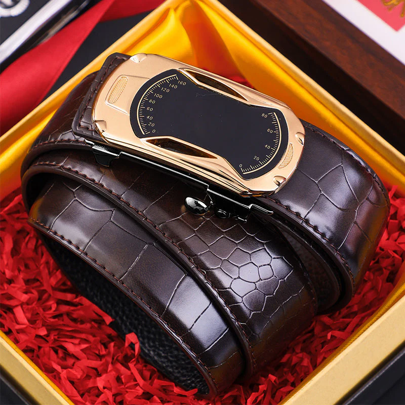 📢📢50 % de réduction！！！📍Boucle automatique pour homme avec motif crocodile - Image 9