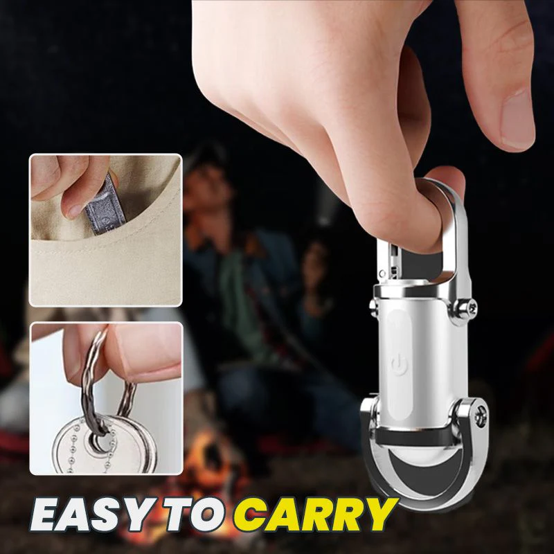📢📢60% DE RÉDUCTION !!!✨💥1200LM Mini Lampe Torche à Porte-Clés Ultra Brillante Étanche - Image 3