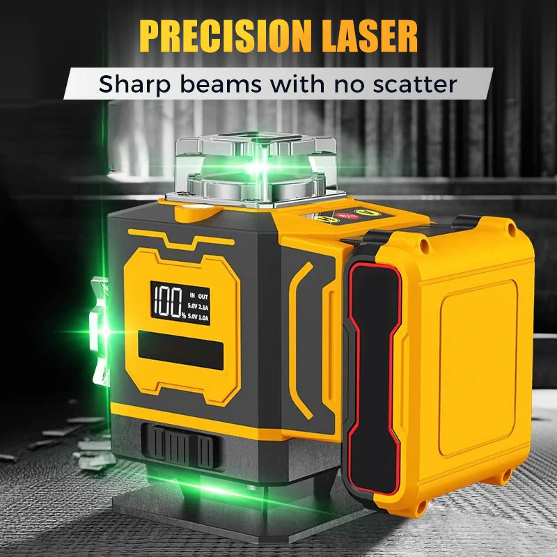 📢50% de réduction!!!📍 Niveau à bulle laser multifonction