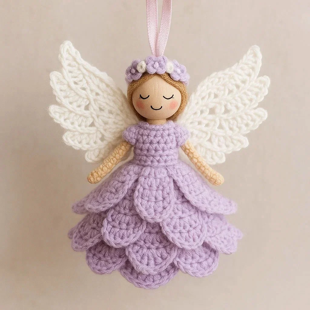 🔥Dernière vente du jour 50 % DE RÉDUCTION🎁Crochetez votre propre ange – Kit comple - Image 7