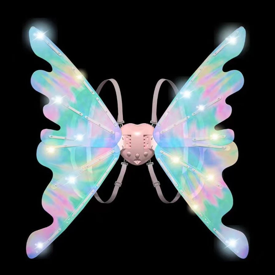 📢📢66% DE RÉDUCTION !!!✨🎅Offre spéciale Noël-Ailes de fée électriques rechargeables avec lumières LED et musique - Image 13