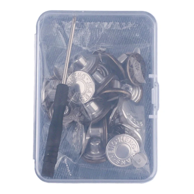 Removable No-Sew Jeans Buttons Set - Image 3
