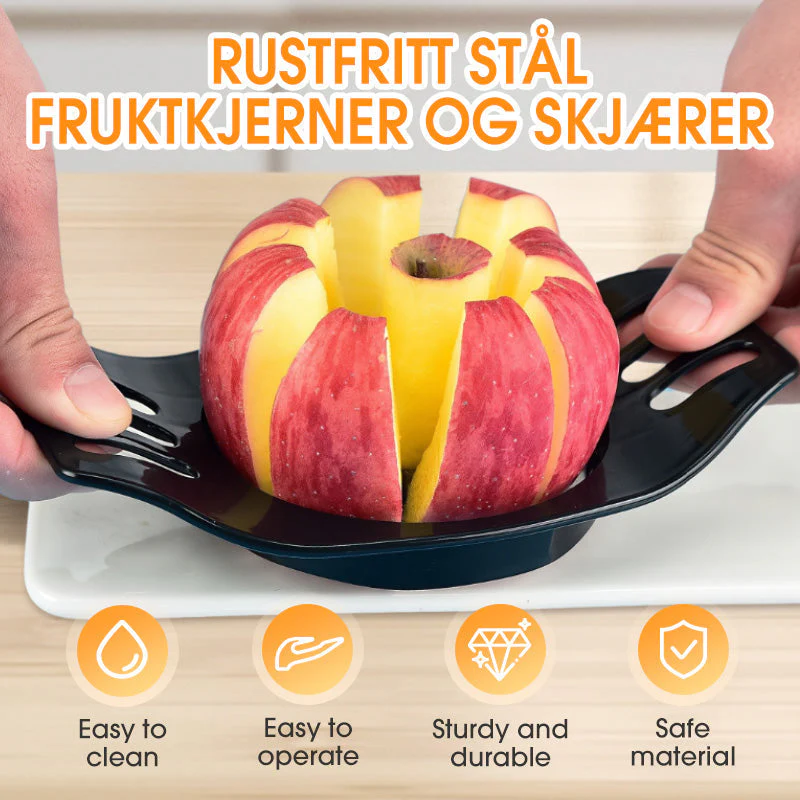 🍎 ACHETEZ 1 - RECEVEZ 1 GRATUIT ! 🔪 Vide-Fruits et Trancheuse en Acier Inoxydable - Découpe Précise Pommes/Poires sans Gaspi, Noyau Enlevé Automatiquement ✨📦