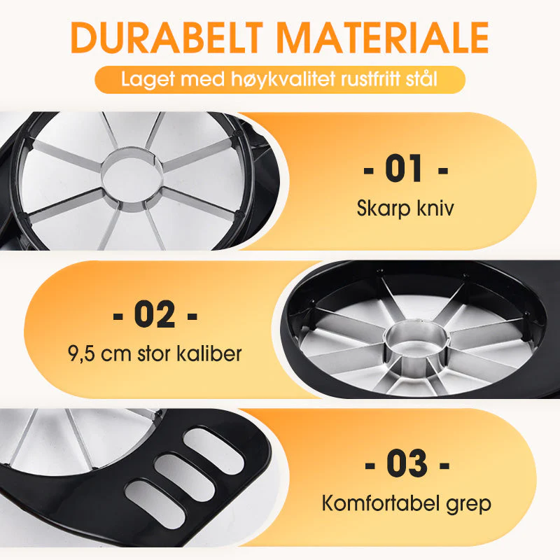 🍎 ACHETEZ 1 - RECEVEZ 1 GRATUIT ! 🔪 Vide-Fruits et Trancheuse en Acier Inoxydable - Découpe Précise Pommes/Poires sans Gaspi, Noyau Enlevé Automatiquement ✨📦 - Image 5