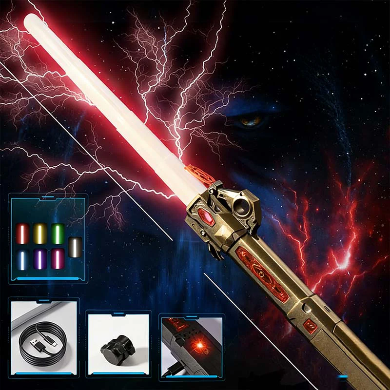 📢📢70 % de réduction !!!✨Jouet épée lumineuse rétractable avec effets sonores - Image 11