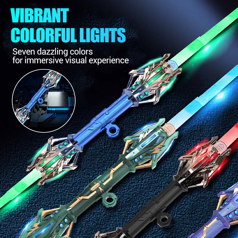 📢📢70 % de réduction !!!✨Jouet épée lumineuse rétractable avec effets sonores - Image 2