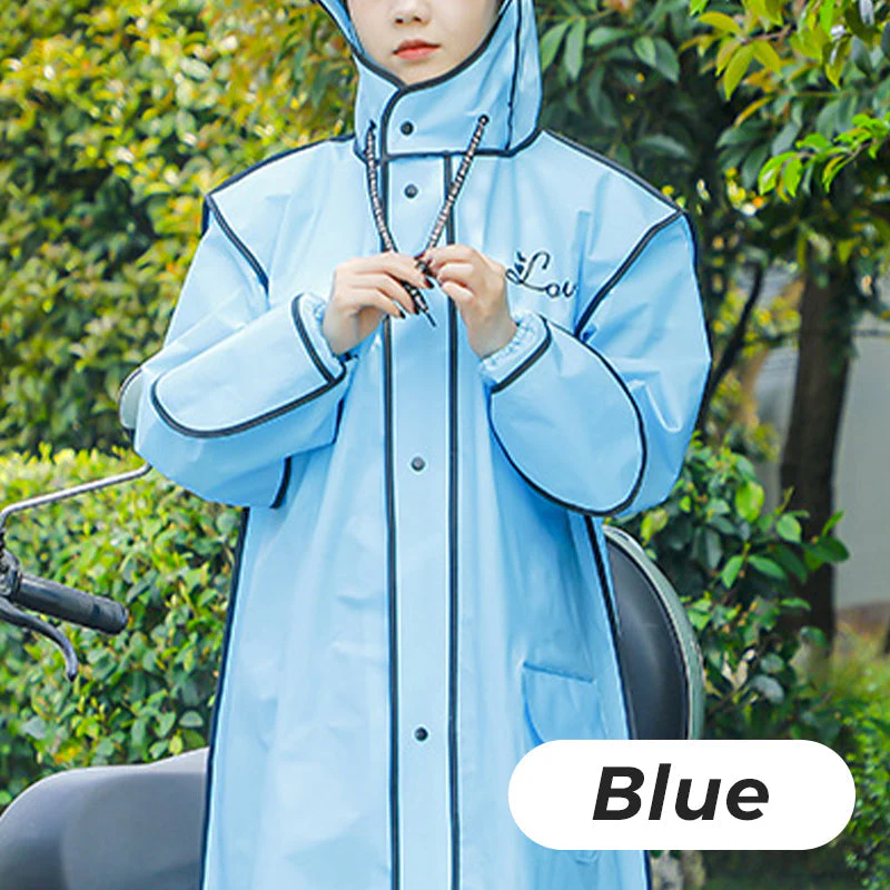 Imperméable à capuche réutilisable avec masque pour adultes✨ - Image 15