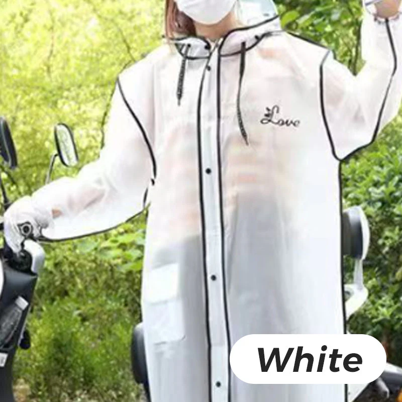 Imperméable à capuche réutilisable avec masque pour adultes✨ - Image 17