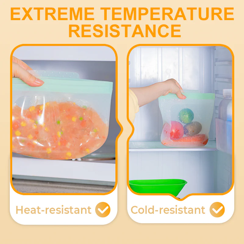 🏡50% de réduction✨Sac de stockage alimentaire réutilisable en silicone - Image 5