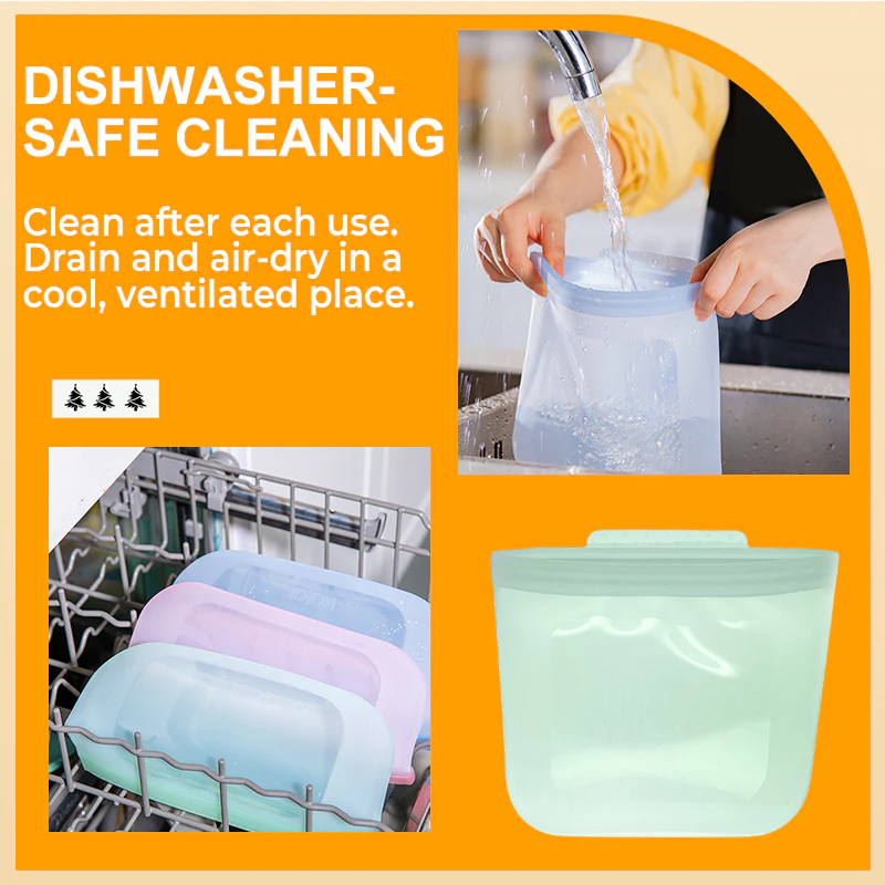 🏡50% de réduction✨Sac de stockage alimentaire réutilisable en silicone - Image 6