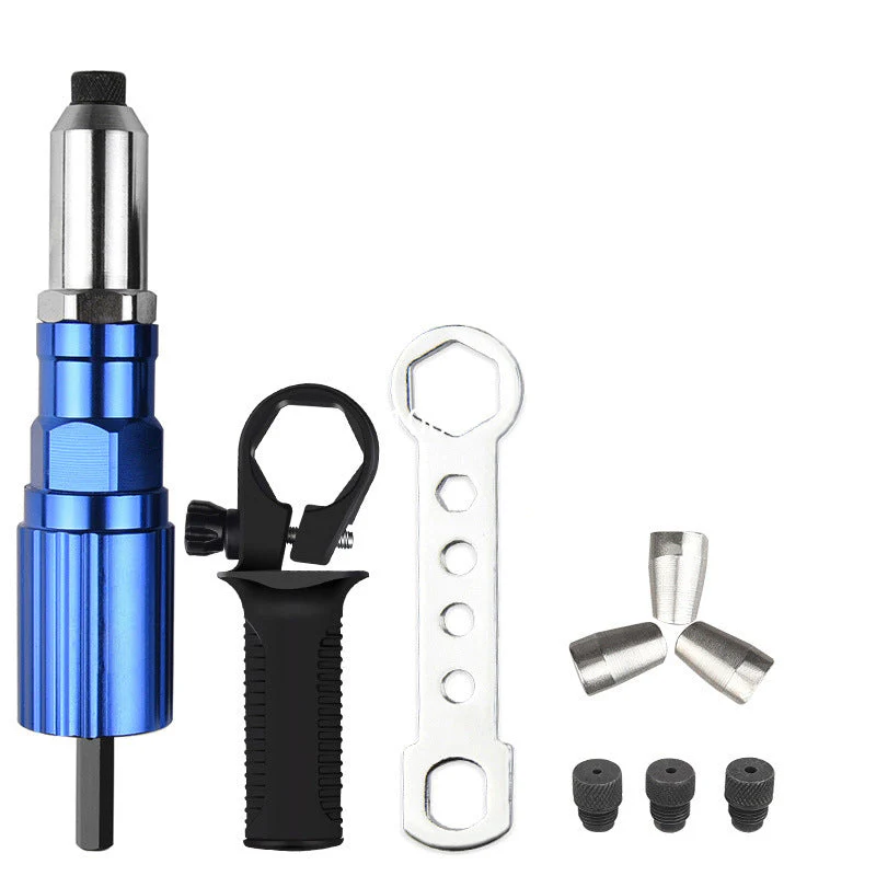 💥 Vente chaude 49% de réduction 💥 Kit d'adaptateur professionnel pour pistolet à rivets avec 4 boulons de buse assortis différemment - Image 9