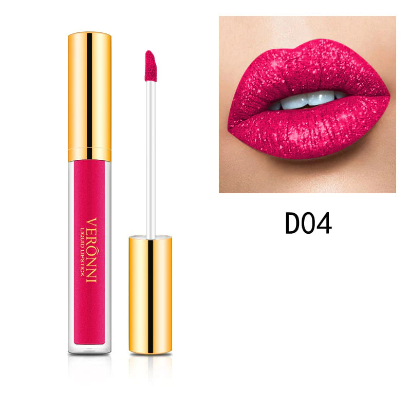 📢📢70 % de réduction !!!⏰Rouge à lèvres liquide pailleté métallisé Diamond💫 - Image 10