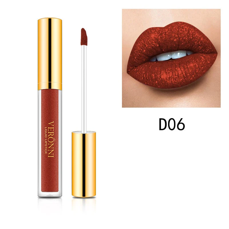 📢📢70 % de réduction !!!⏰Rouge à lèvres liquide pailleté métallisé Diamond💫 - Image 12