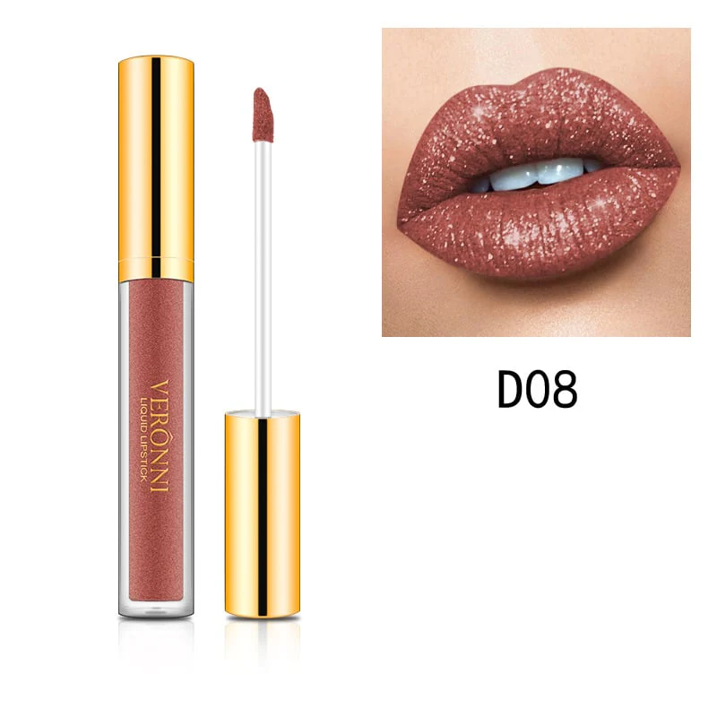 📢📢70 % de réduction !!!⏰Rouge à lèvres liquide pailleté métallisé Diamond💫 - Image 14