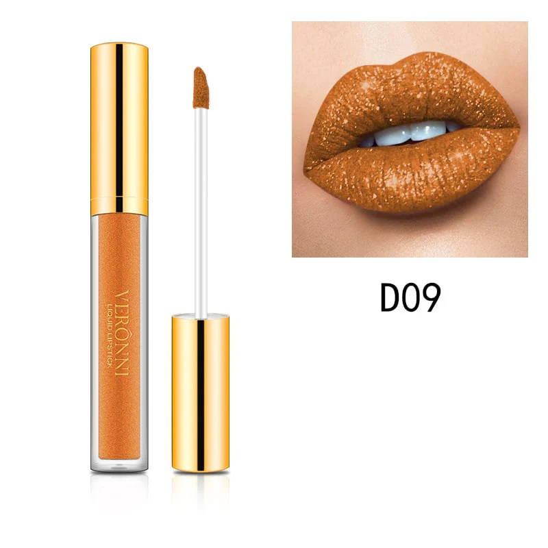 📢📢70 % de réduction !!!⏰Rouge à lèvres liquide pailleté métallisé Diamond💫 - Image 15