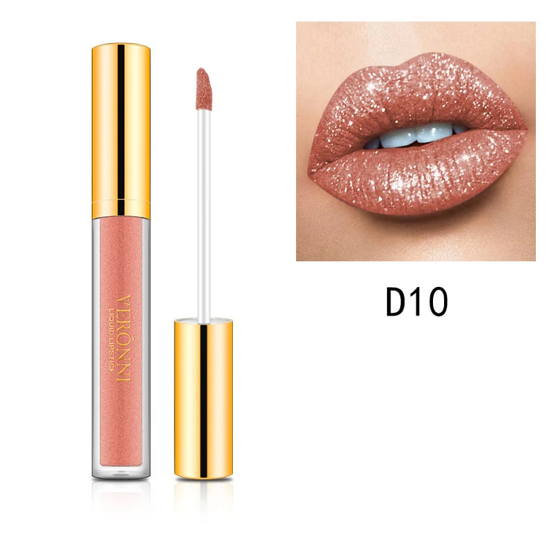 📢📢70 % de réduction !!!⏰Rouge à lèvres liquide pailleté métallisé Diamond💫 - Image 16