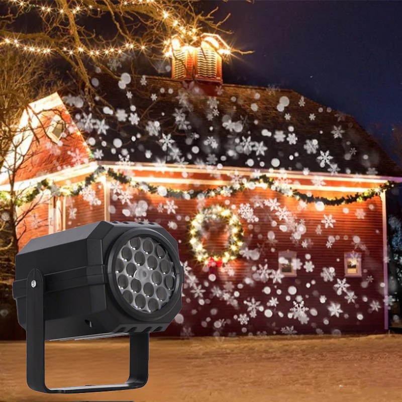 📢📢60 % de réduction !!!🎅Projecteur lumineux rotatif à LED avec motifs de Noël - Image 4