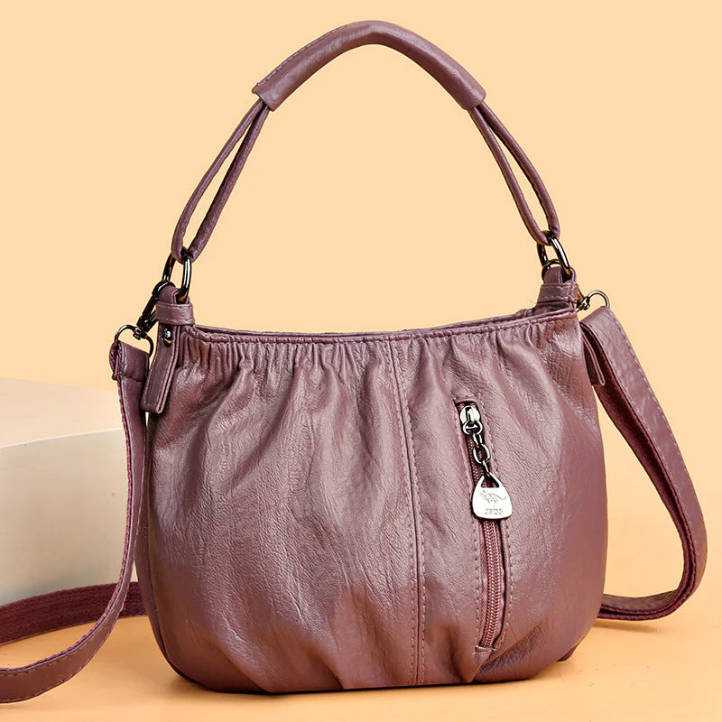 đąđą60 % de rĂ©duction !! â° Sac Ă main cube en cuir souple plissĂ© â Minimaliste, Ă©lĂ©gant & facile dâentretien đđ - Image 12
