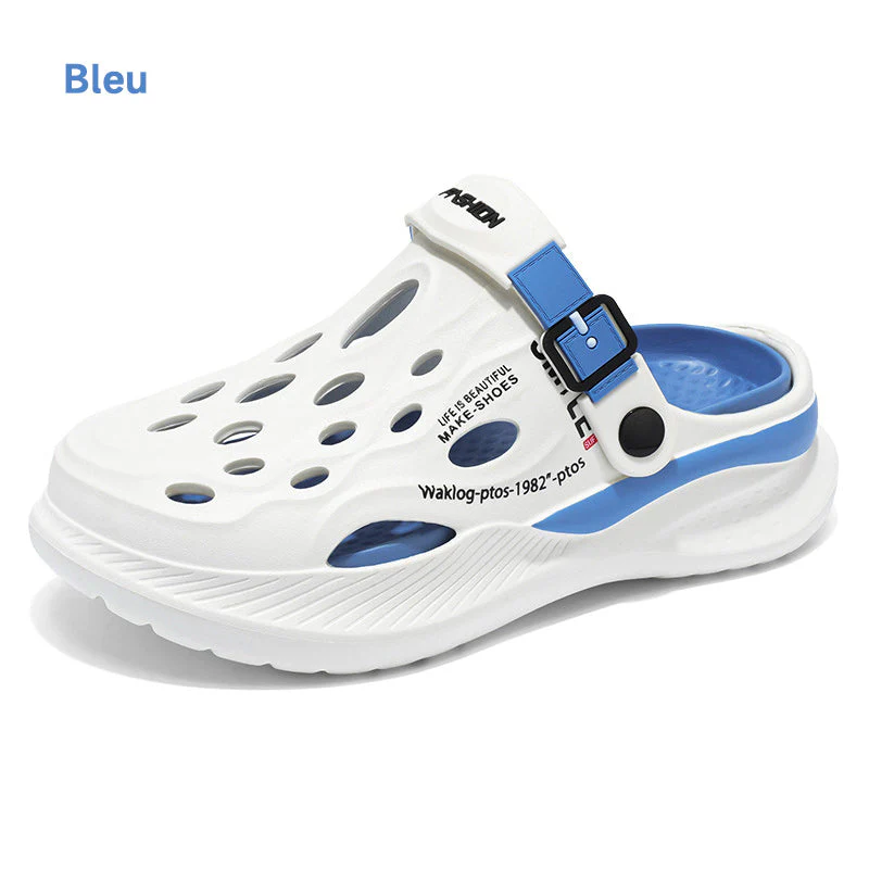 🎁 50% de réduction pour un temps limité 🚀 Sandales respirantes à semelle épaisse douce pour hommes, femmes ✨ - Image 11