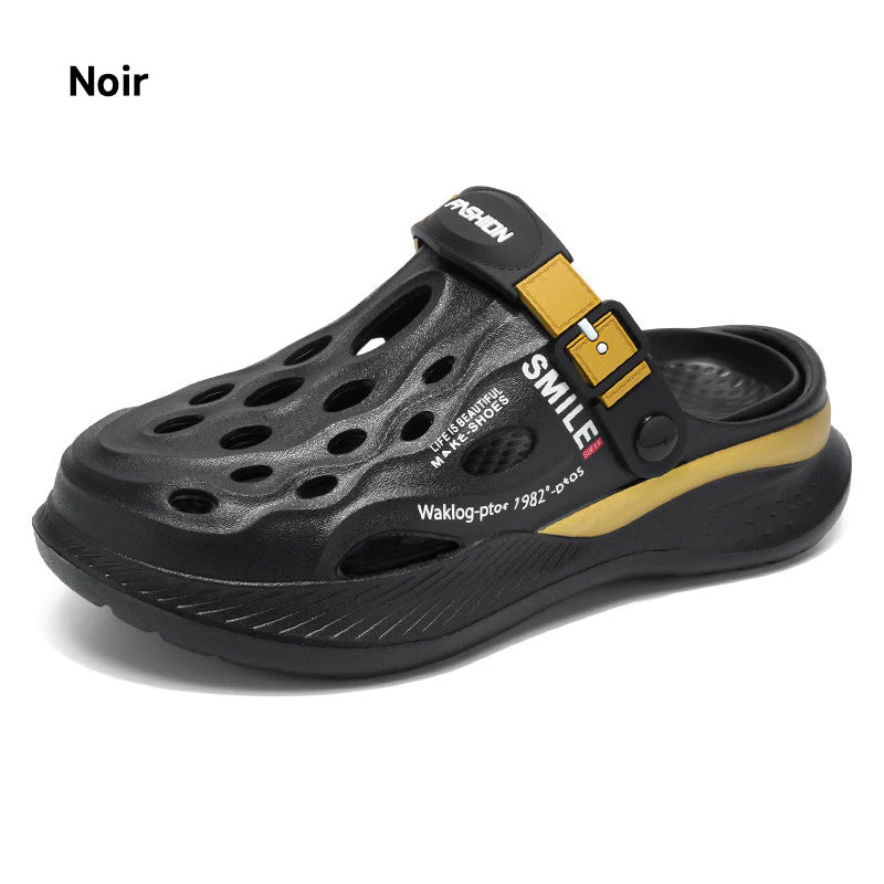 🎁 50% de réduction pour un temps limité 🚀 Sandales respirantes à semelle épaisse douce pour hommes, femmes ✨ - Image 14