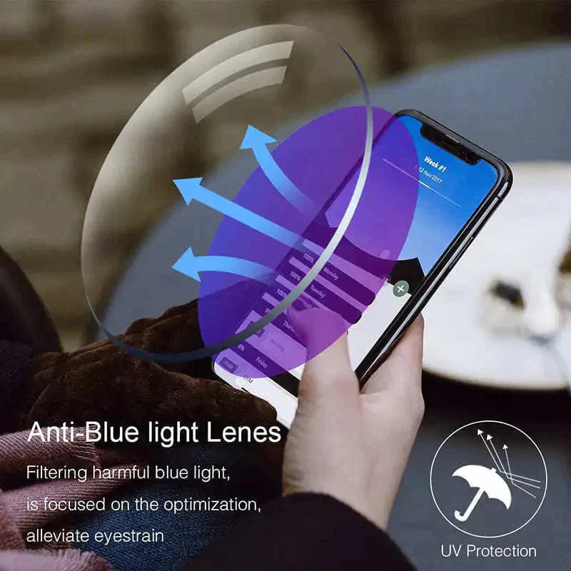 📢✨👓 Dernière vente 75% de réduction 💥 Lunettes de lecture à haute dureté, anti-lumière bleue pour la vision proche et éloignée - Image 3